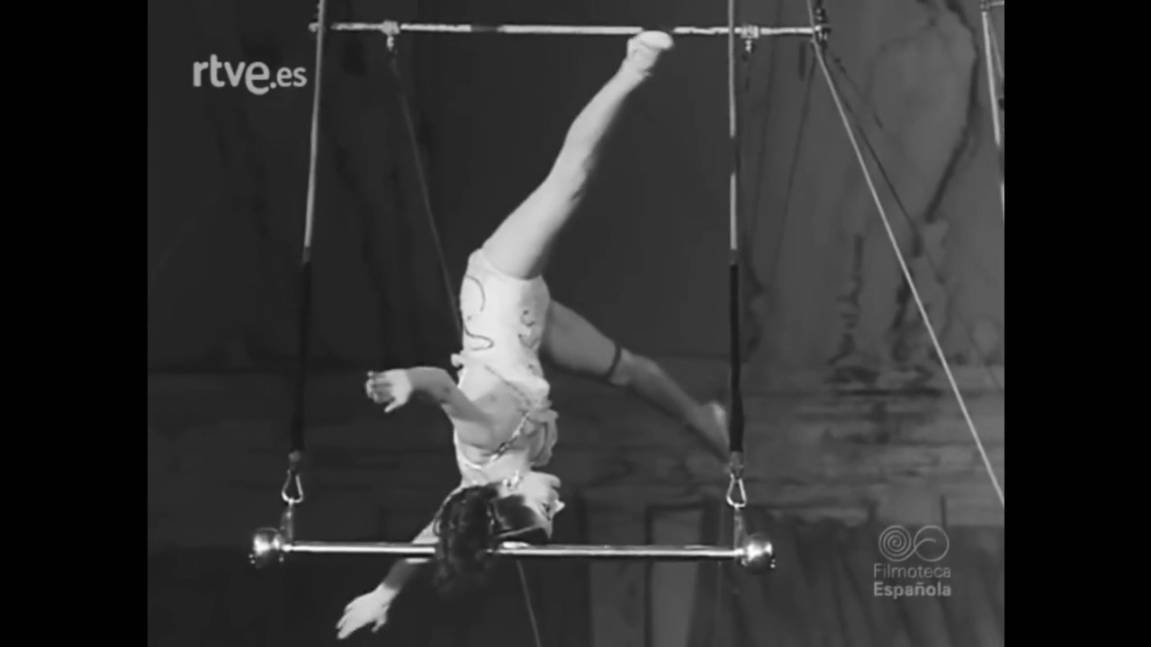 Звёзды мирового цирка- Легенды воздушной гимнастики Pinito del Oro (гимнастка на штейн-трапе 1956г)