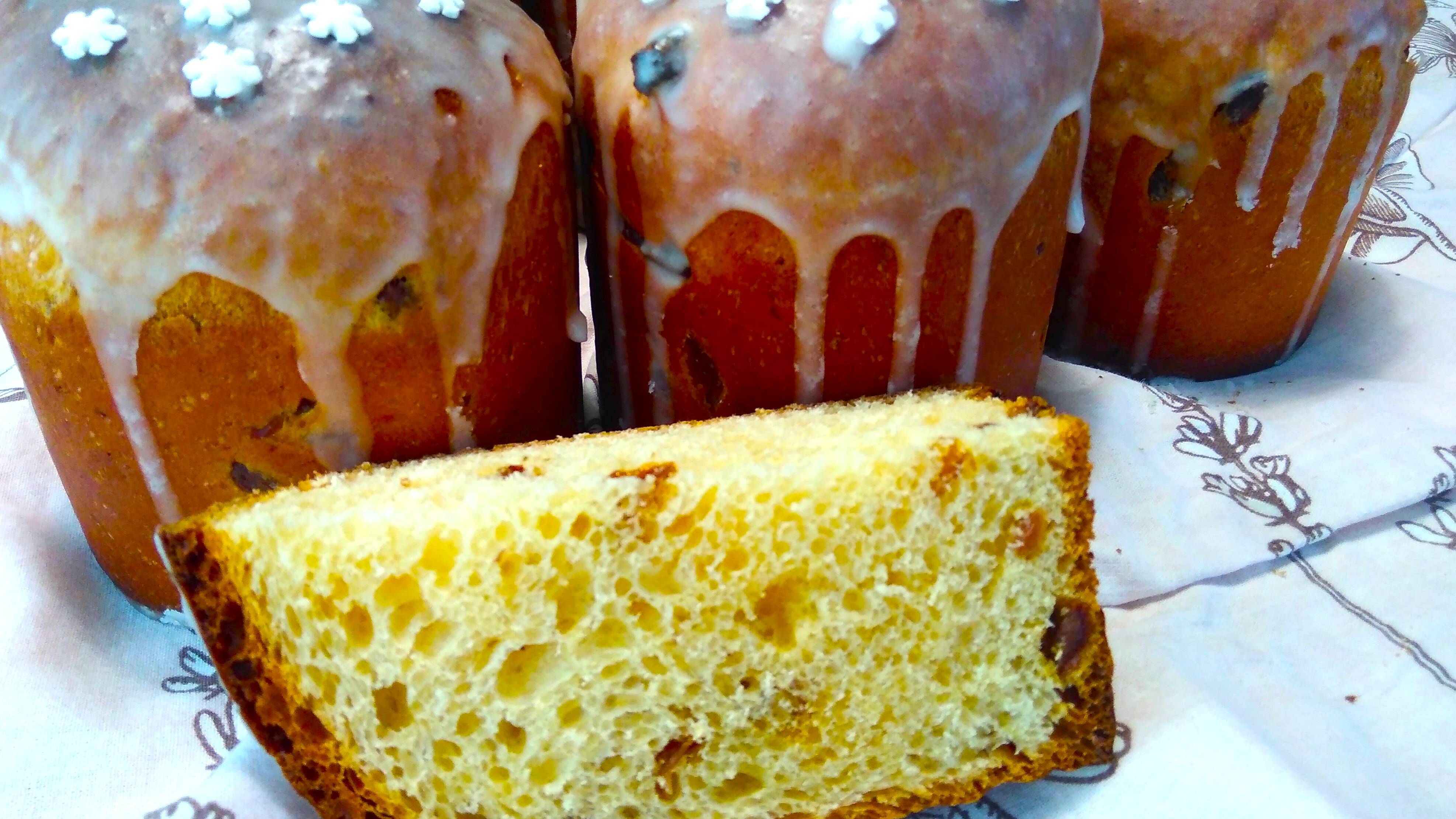 Пасхальный Кулич, воздушный, прост в приготовлении.