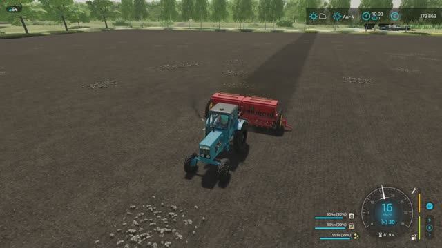 FS 22    Сельхоз  войска #9     Сеем  рапс .                карта   Краснополье .