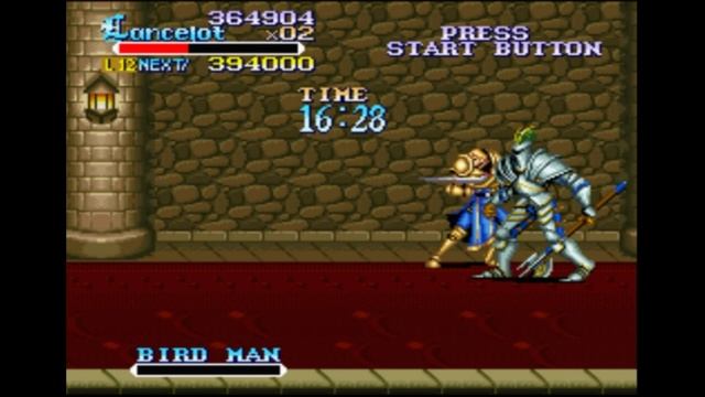Super Nintendo (Snes) 16-bit Knights of the Round Stage 7 Decisive Battle at the King's Castle