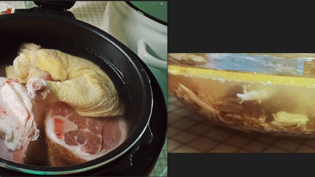 Как сварить Холодец домашний в Скороварке Midea MPC-6001 ! За  3 часа Холодец