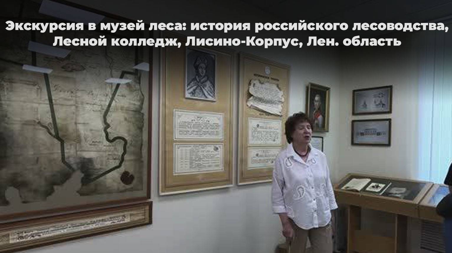 Экскурсия в музей леса: история российского лесоводства, Лесной колледж, Лисино-Корпус, Лен. область