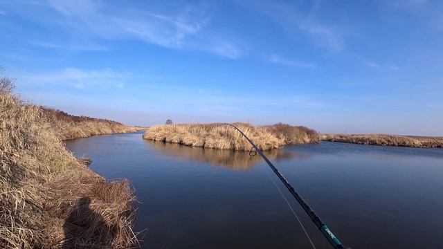 Рыбалка на Щуку-Ловля на Джиг! Спиннинг в Марте на реке 2025.