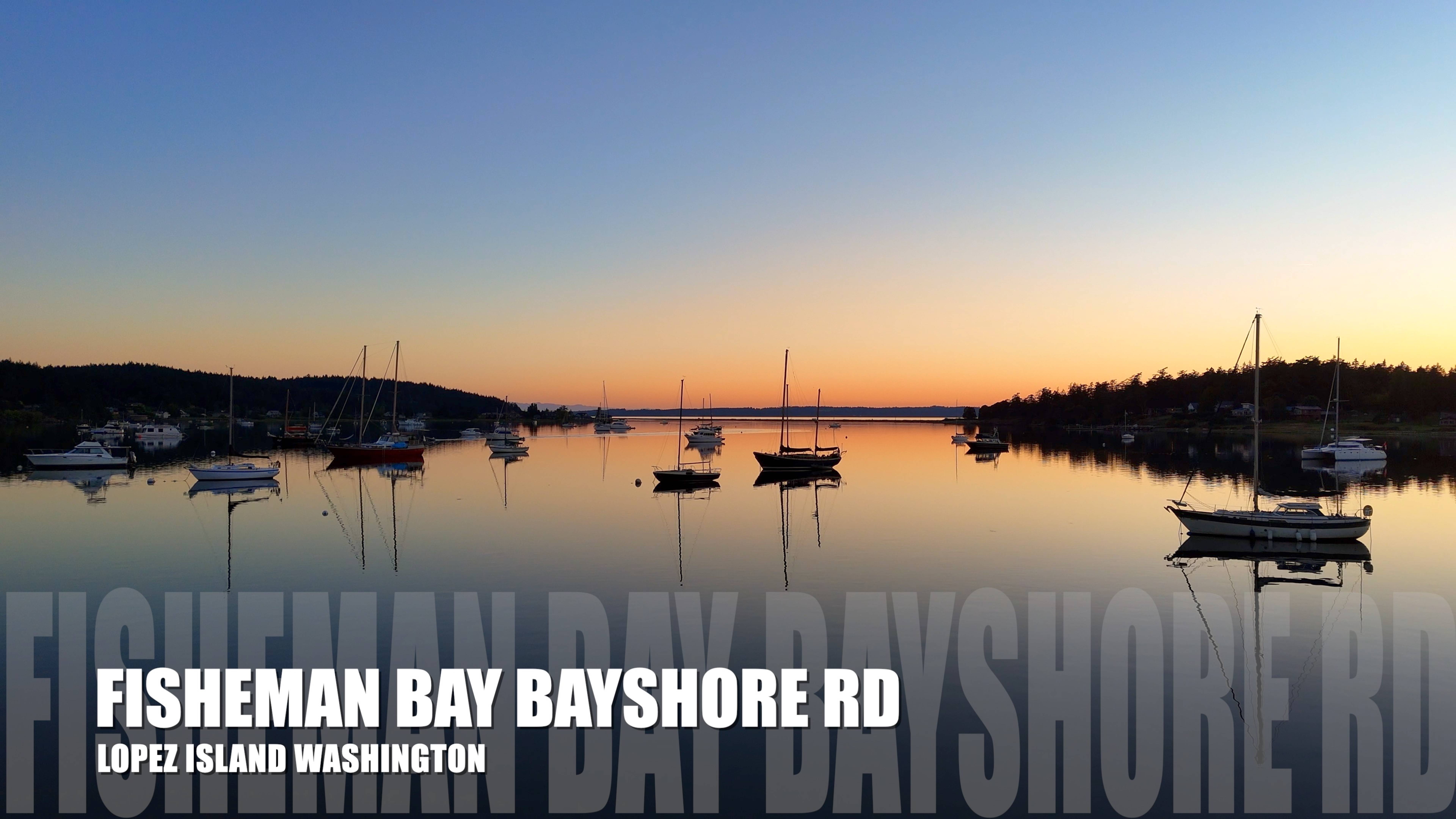 🌅 Залив Фишерман, остров Лопес на закате