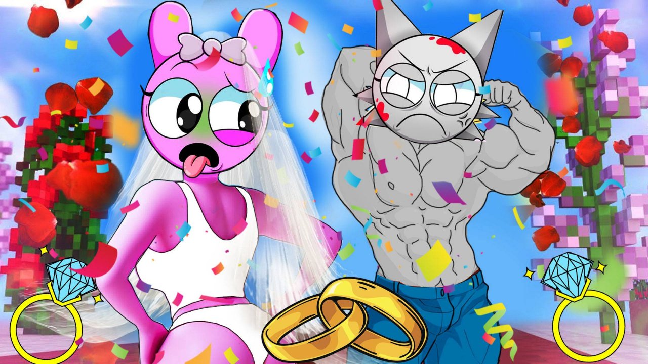 КТО СОРВАЛ СВАДЬБУ СПРУНКИ ДЕВУШКИ В МАЙНКРАФТ ?!  SPRUNKI INCREDIBOX MINECRAFT