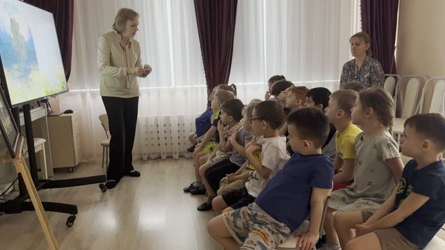 Слушание музыки "Картинная галерея". Группа "Мармеладки"