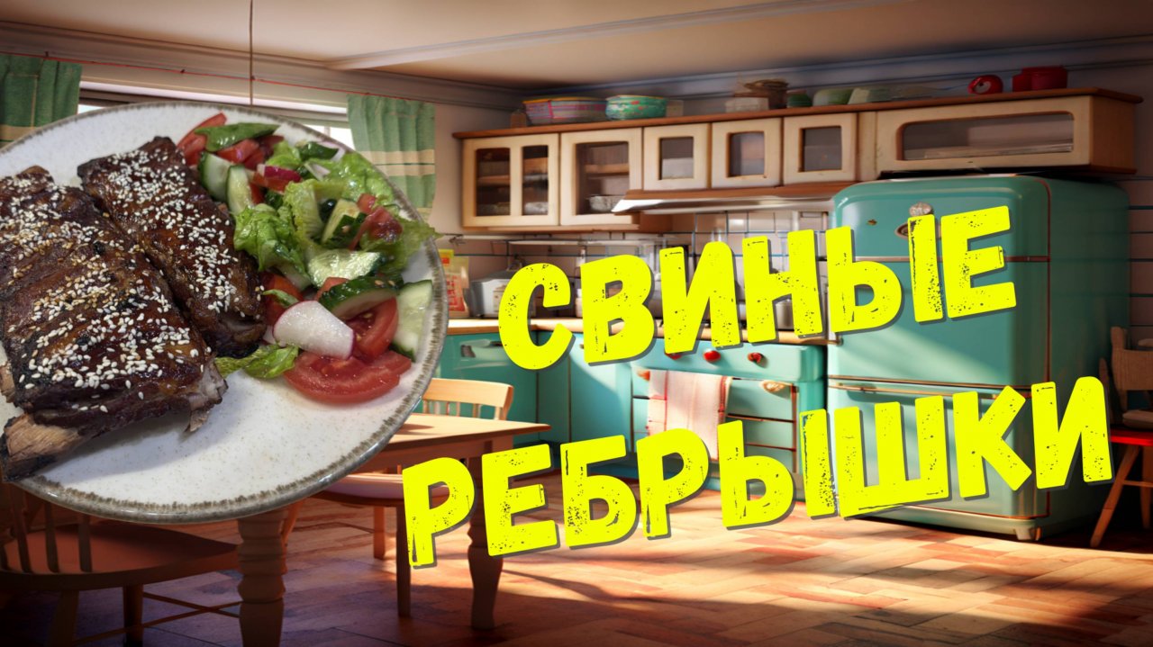 Сочные свиные рёбрышки в аэрогриле 🍖🔥 — без духовки, без дыма, только вкус!