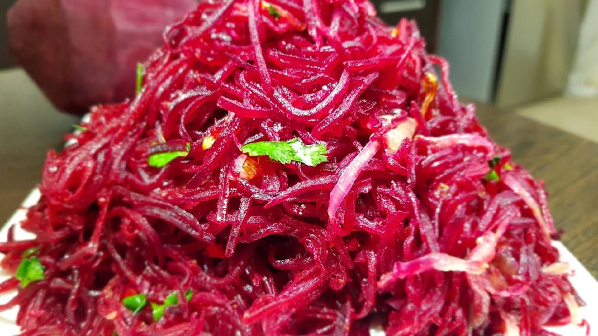 За рецептом этого Салата охотятся все хозяйки! Ну очень вкусный салат свекла по-корейски.