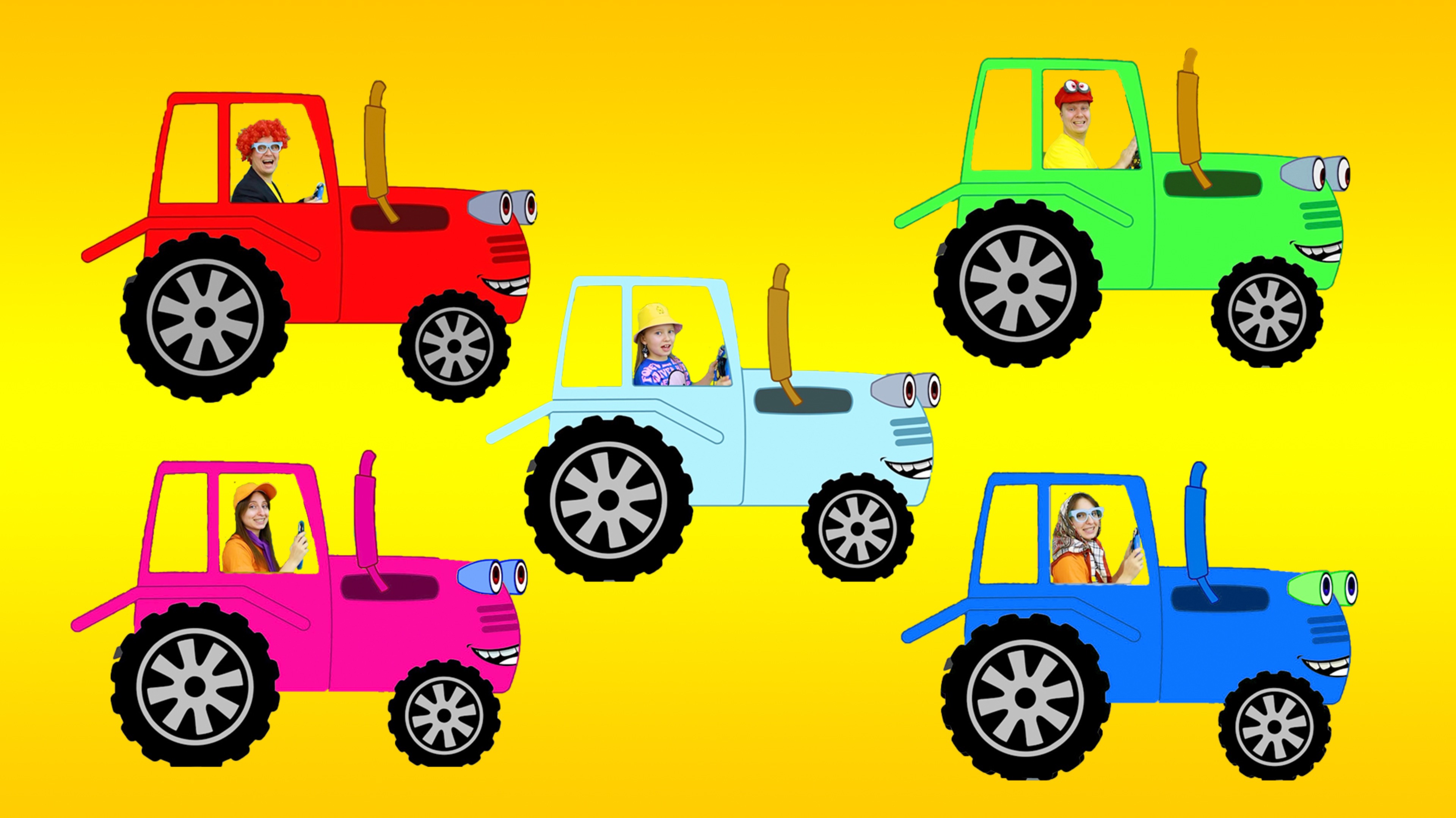 Синий трактор - песенка про тракторёнок