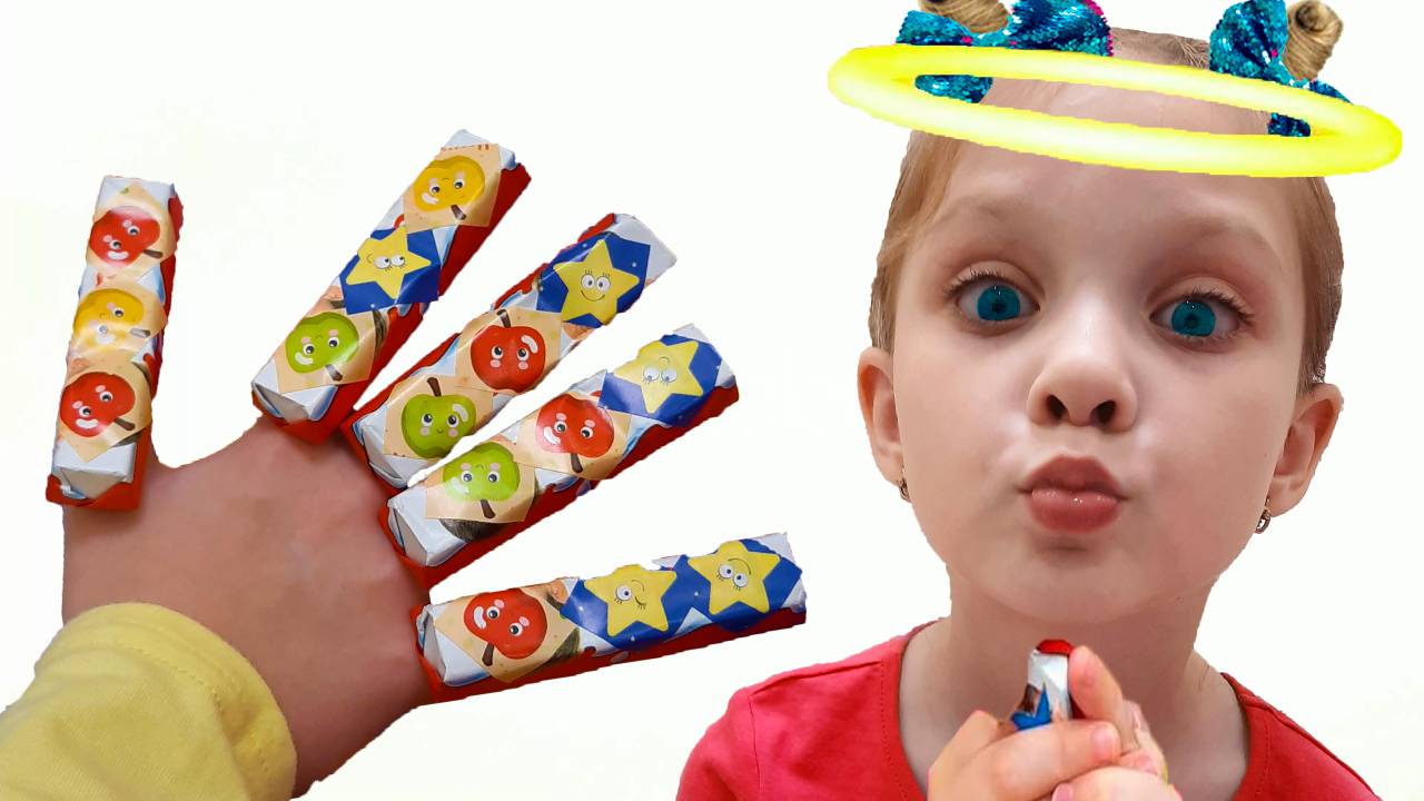 Лиза с папой и их забавные истории с шоколадом