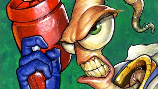 Щенячья любовь из игры червяк Джим 2)