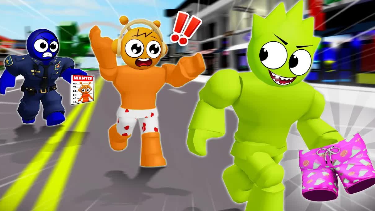 У ОРЕНА украли ТРУСЫ посреди улицы! Преступление в городе в РОБЛОКСЕ!