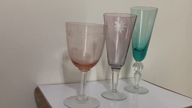 Фужеры времён СССР в Барнауле