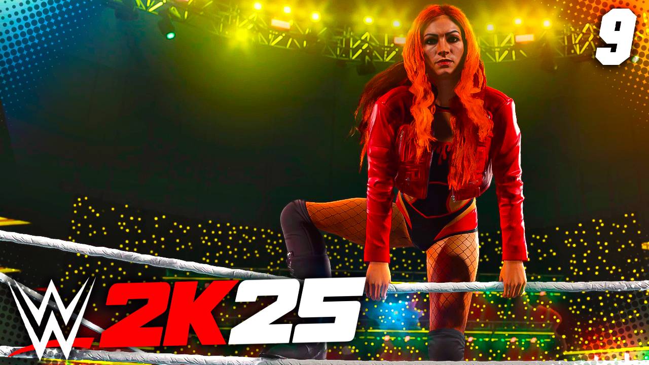 WWE 2K25 ПРОХОЖДЕНИЕ КАРЬЕРЫ #9 - БЕККИ ЛИНЧ ЛОМАЕТ КОММЕНТАТОРСКИЙ СТОЛ!