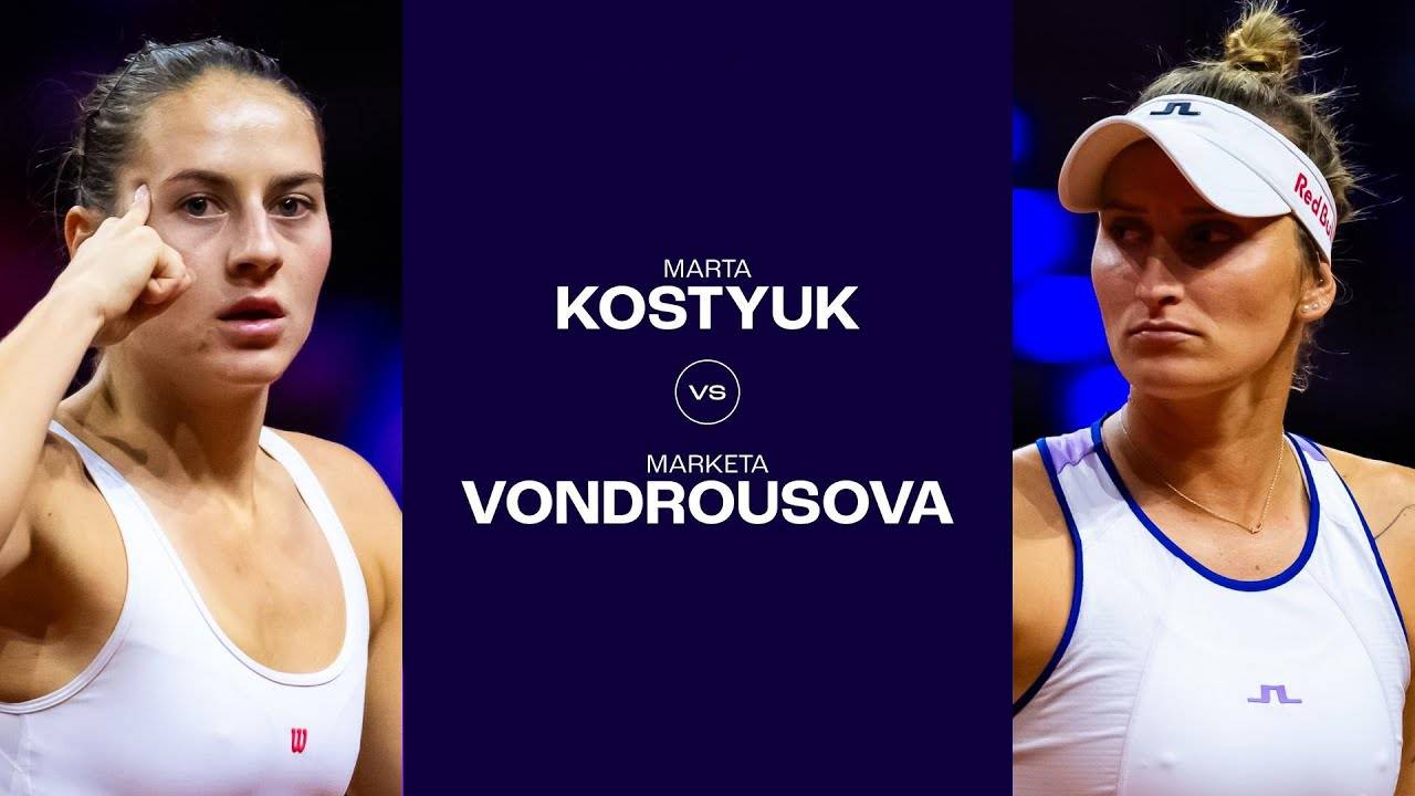 20.04.24. Марта Костюк - Маркета Вондроушова. WTA 500 Stuttgart. Kostyuk - Vondrousova