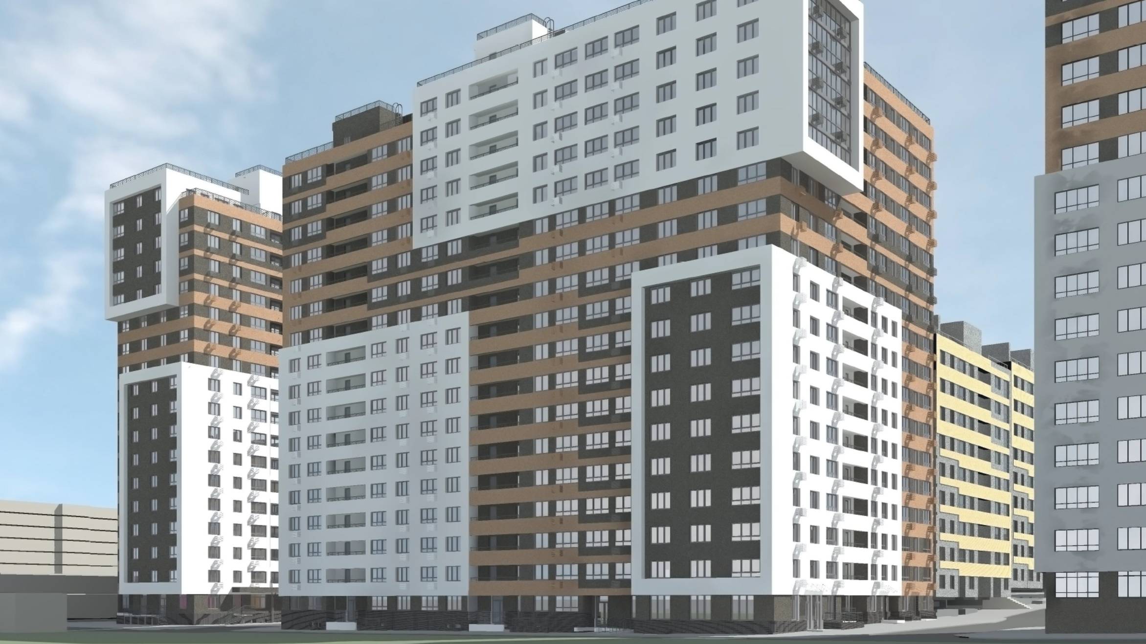 ЖК "Подкова на Гагарина". ГК "Подкова" || Советский р-он, пр. Гагарина, дом 3"б" ||  Март 2025