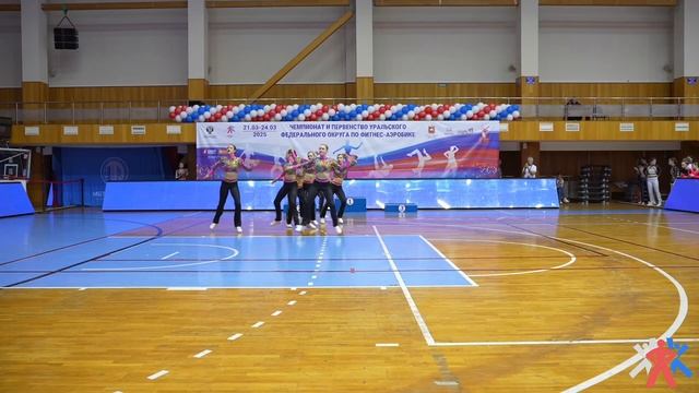 Команда Торнадо г. Челябинск. Аэробика 16-18. Финал. Из трансляции. 22.03.25