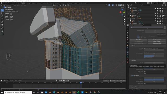 Blender tutorial soft buildings (watch bendy building tutorial before watching this)