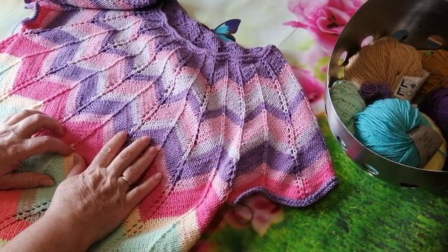 Вяжу платье из Джинс. Что получиться?