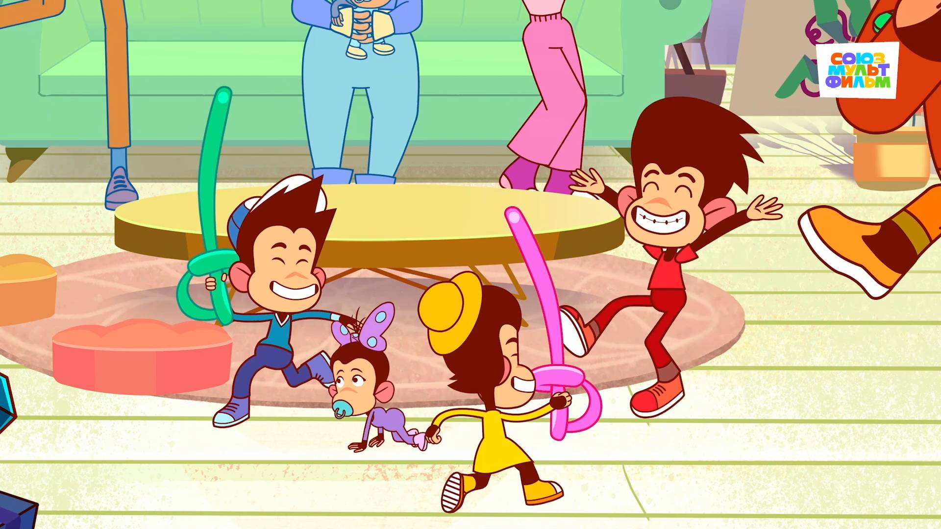 Мартышкины – 23 серия – День рождения Малышки – Союзмультфильм HD