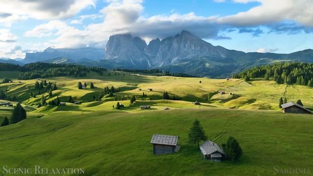 4К Италия - Красивая природа и спокойная музыка которая подойдет для отдыха, медитации и сна