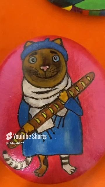 Роспись морских камней | Акрил