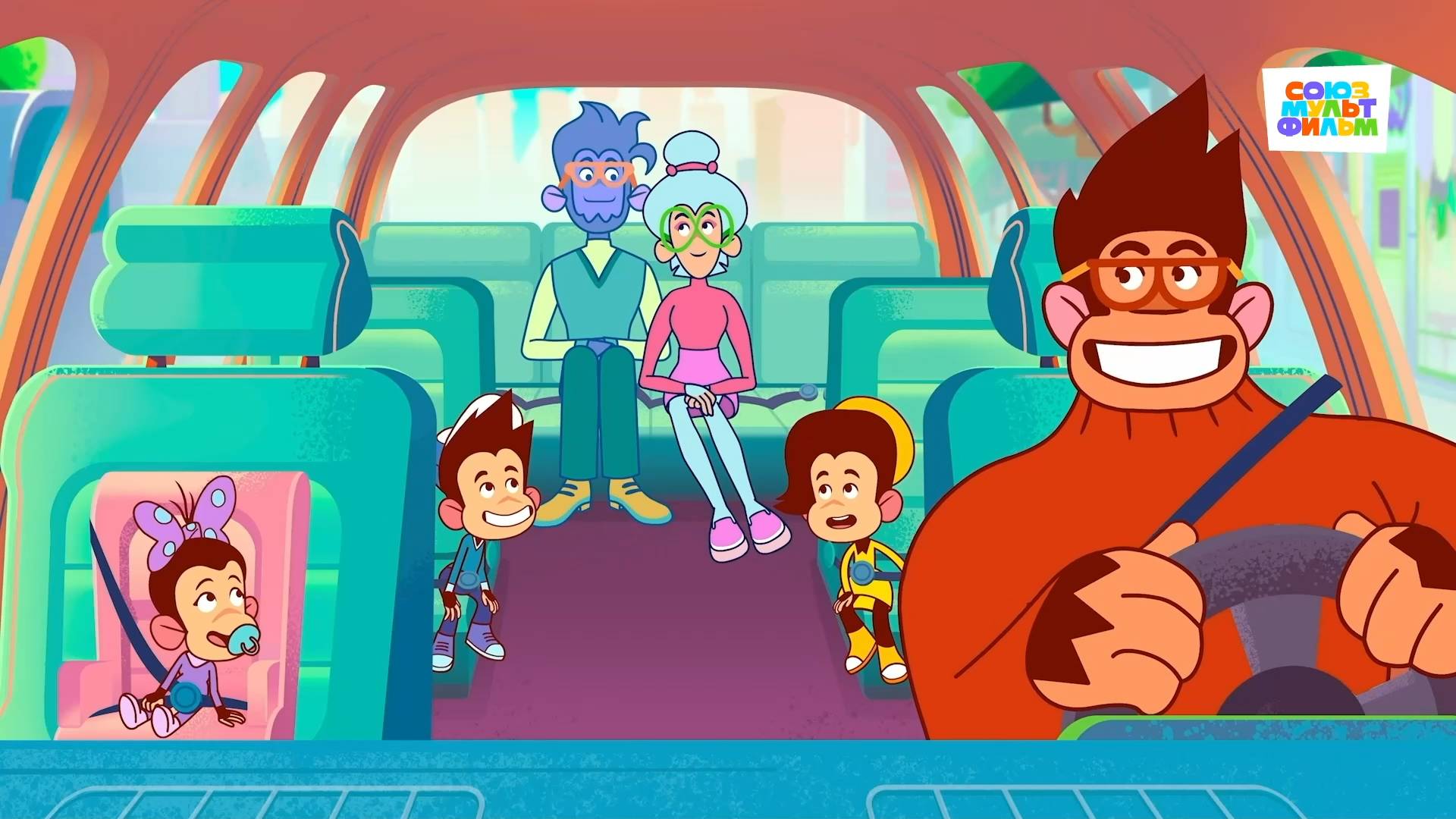 Мартышкины – 21 серия – Такси-семейка – Союзмультфильм HD