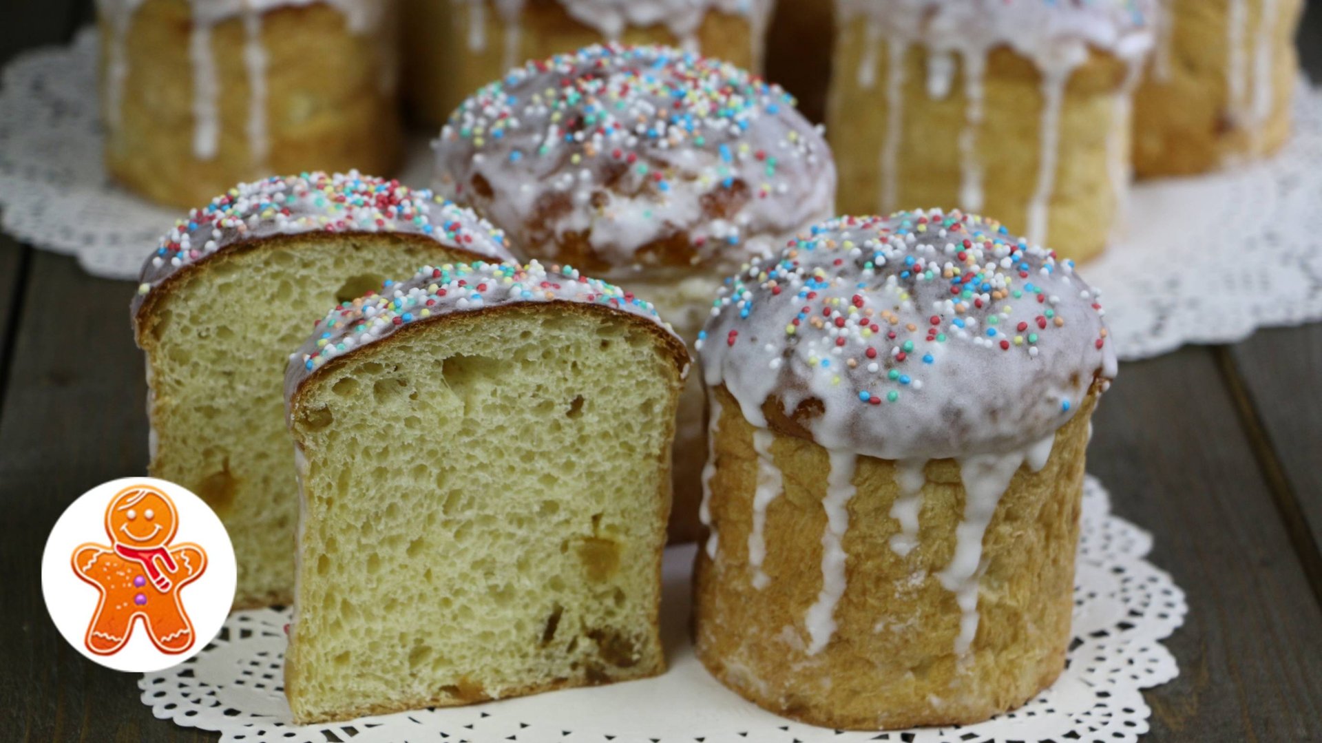 Творожный кулич