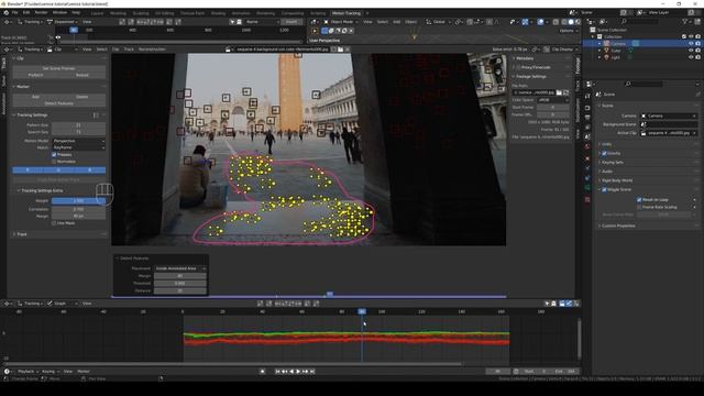 Blender Tutorial How to deal with complex shots in camera tracking