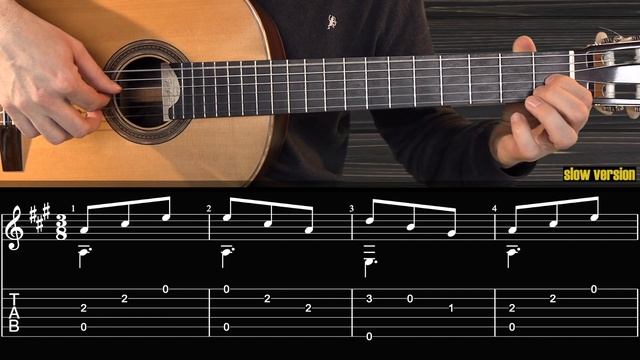 ВАЛЬС В ЛЯ-МАЖОР Ф. Карулли на Гитаре. Уроки Гитары. Ноты и Табы My Guitar