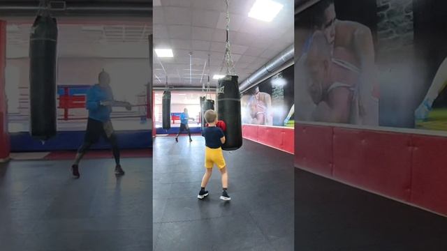 Тренировка с сыном