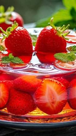 Желе из газировки и желатина