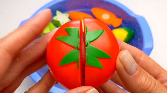 Развивашки для детей! Приятное видео - нарезка фруктов и овощей ASMR