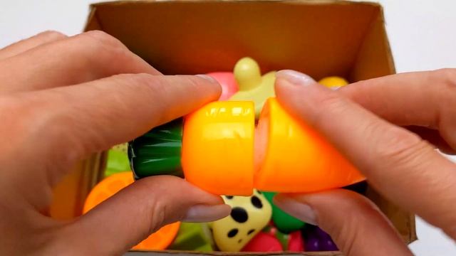 Для малышей! пПиятное видео - нарезка фруктов и овощей ASMR