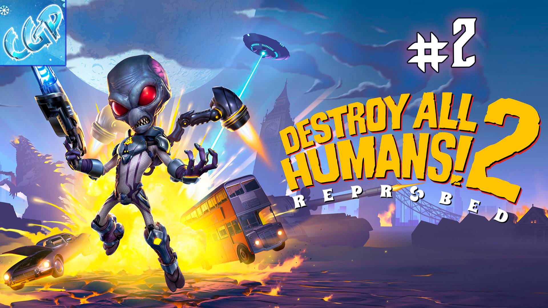 Destroy All Humans! 2 - Reprobed ► Алькатраз и Лондон! Прохождение игры - 2