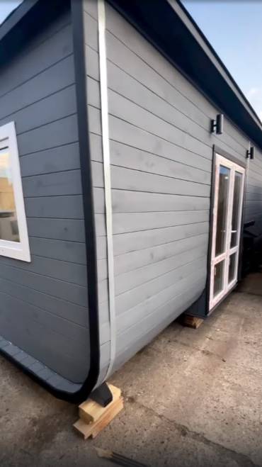 #ОБЗОР Баня-парус 6 метров #банябочка