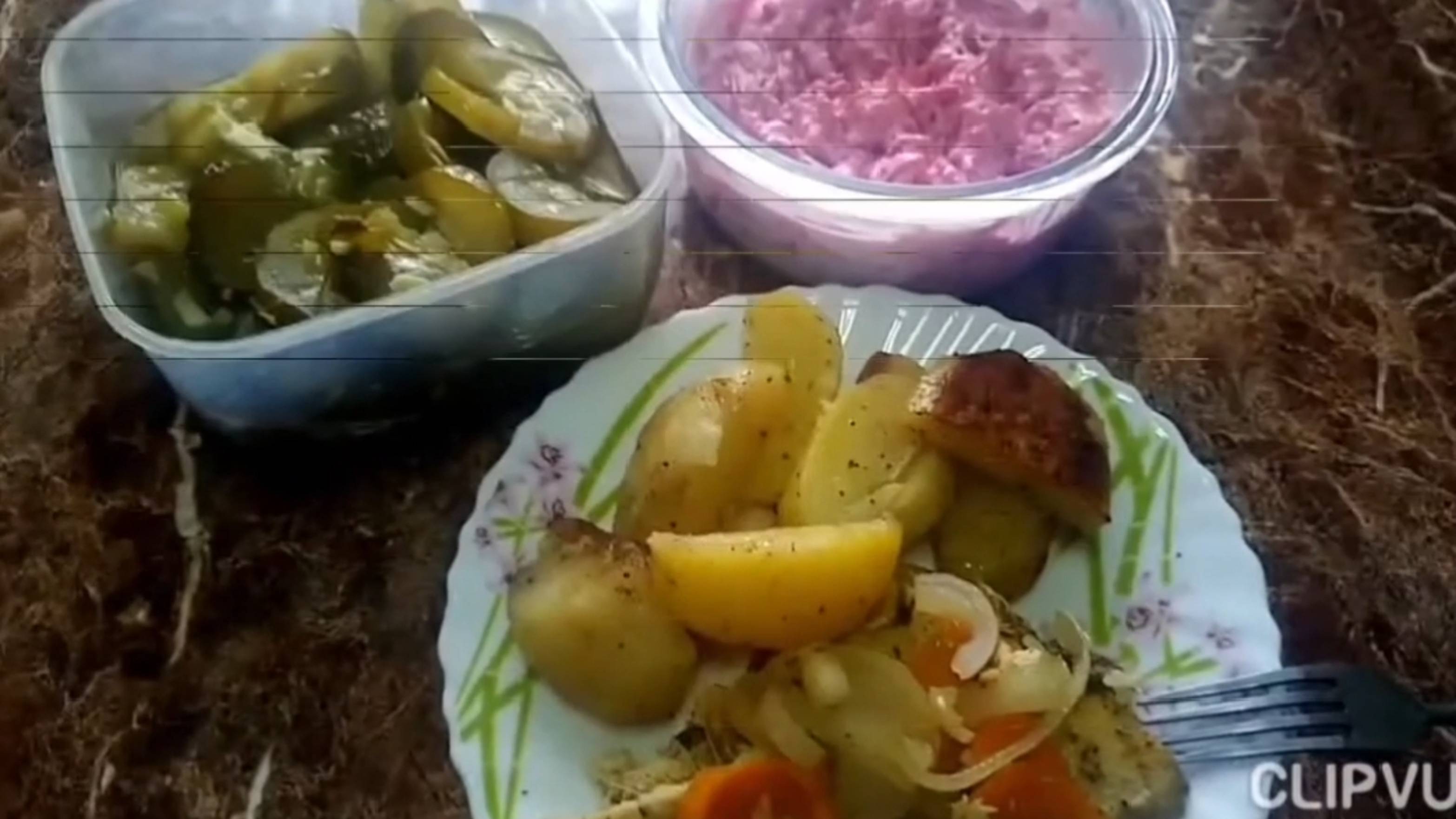 Постный ужин