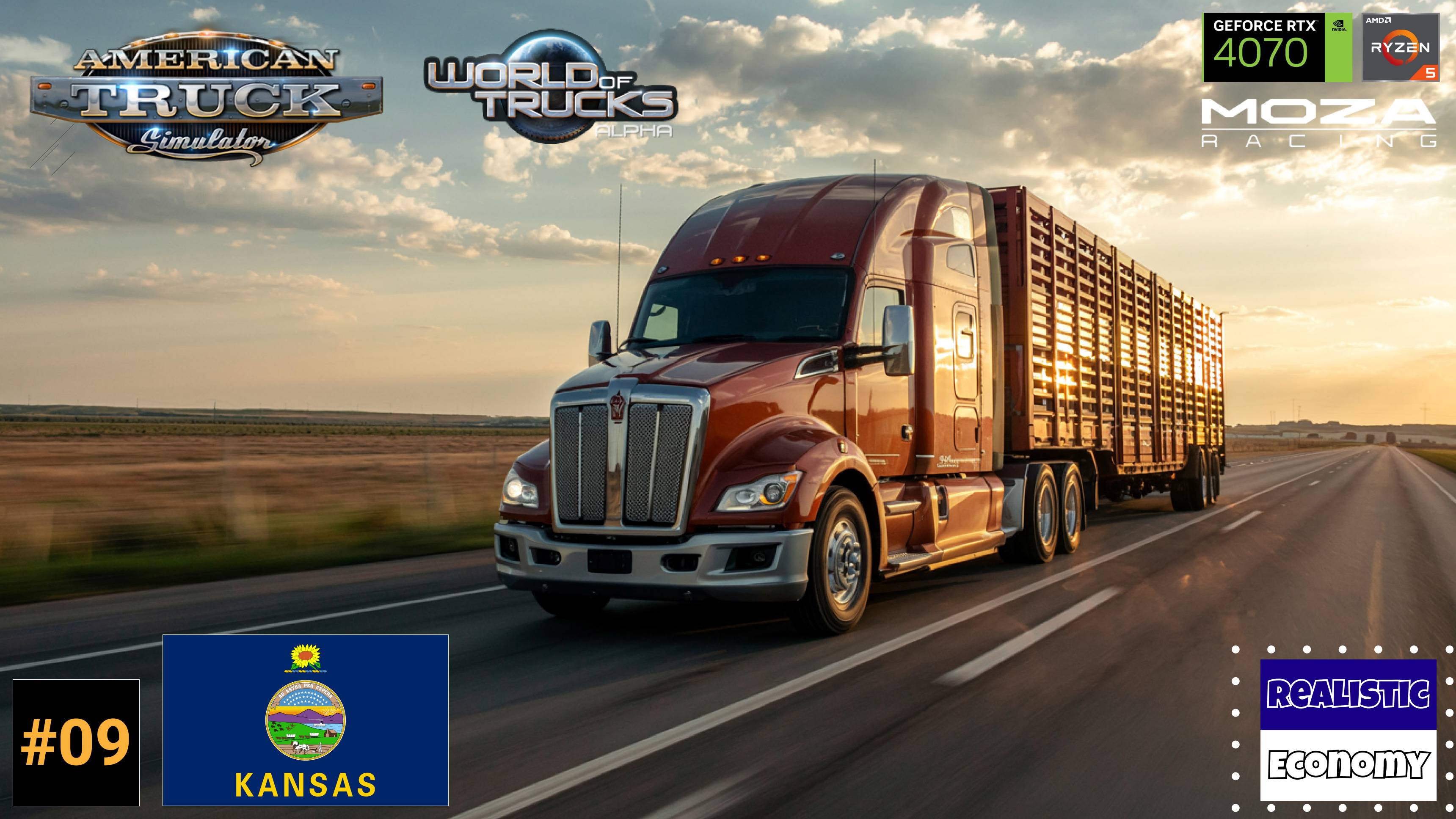 ATS | 1.54 | Путешествие через Канзас к Миссури | Экономика, Страховка и Новые Горизонты | s01e09