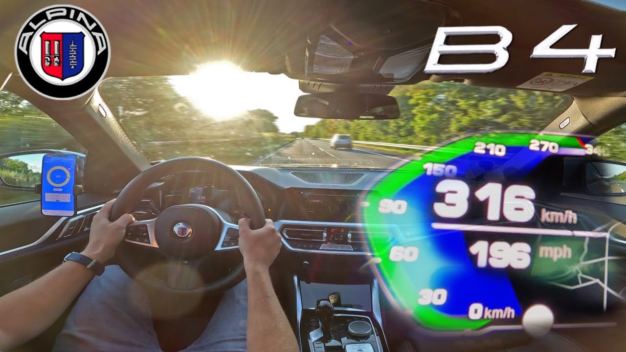 ALPINA B4 Gran Coupe БЫСТРЕЕ BMW M4 CSL AutoTopNL