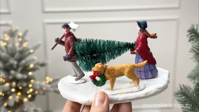 Настольная композиция 'Наше первое Рождество', полистоун, 8х13 см, 33035-lemax