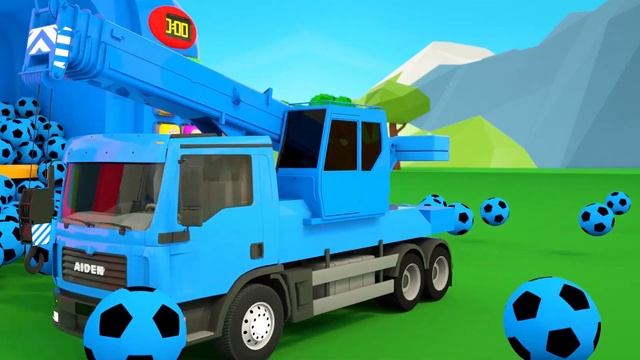 Для детей! Машинки изучают цвета -   Детские стишки и песни