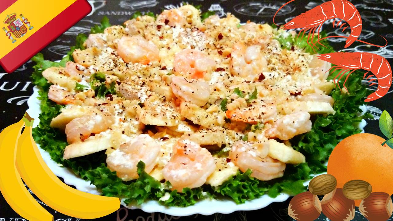 ТЕНЕРИФСКИЙ САЛАТ / Вкусный, оригинальный и быстрый салат на праздничный стол / Испанская кухня