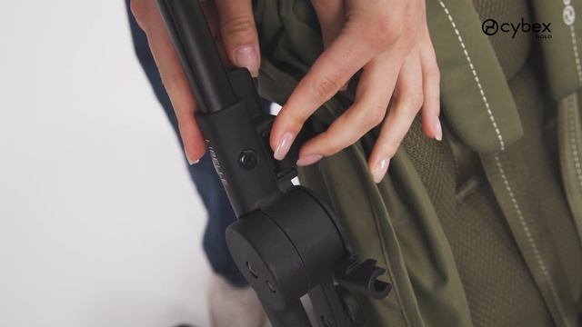 Как прикрепить ткань к коляске LIBELLE CYBEX