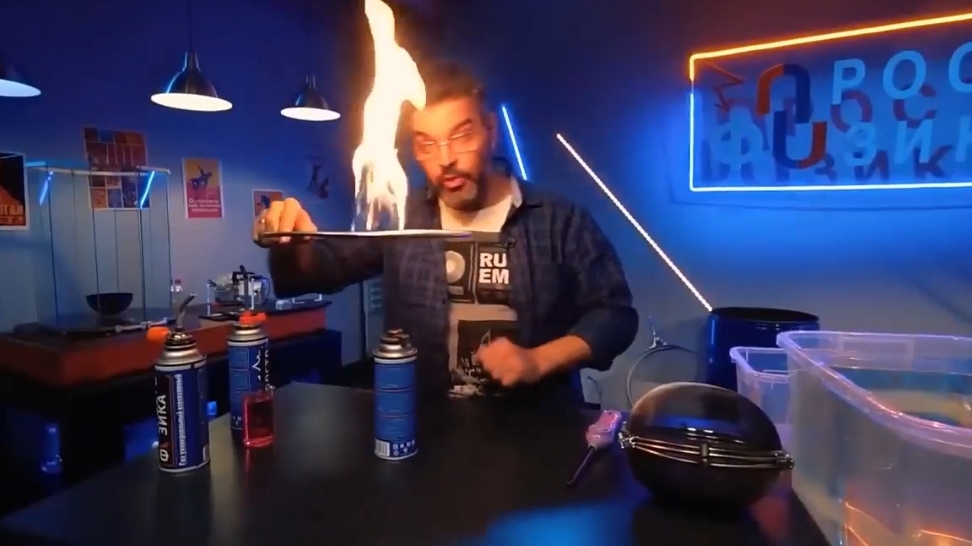 Самые зрелищные опыты.