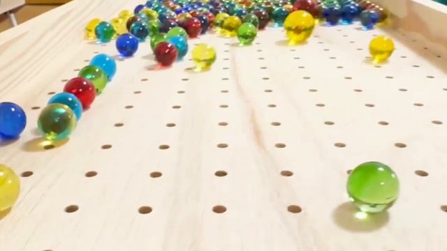 Водный забег шариков ☆ Оригинальная  трасса ×  красочный водопад