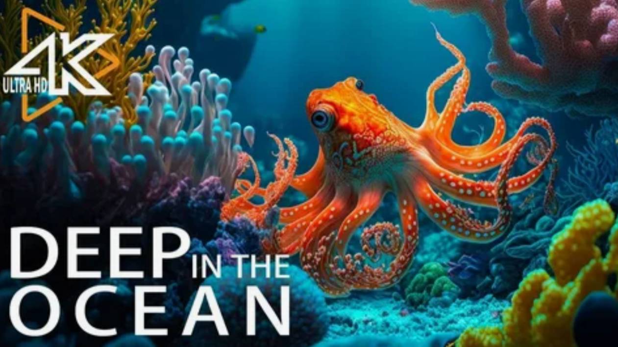 Лучший 4K аквариум для релаксации. Расслабляющие океанские пейзажи #relax #meditation