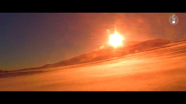 Вьюга в горах Пэкту. Северная Корея.