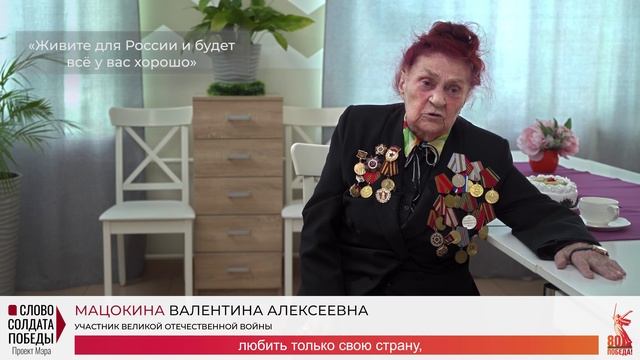 Проект "Слово солдата Победы" - Мацокина В.А.