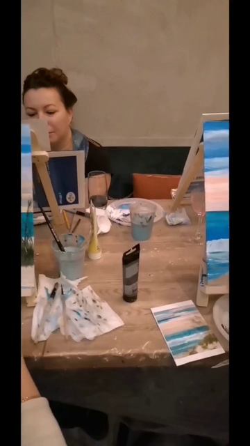 Мастер-класс по рисованию для взрослых.