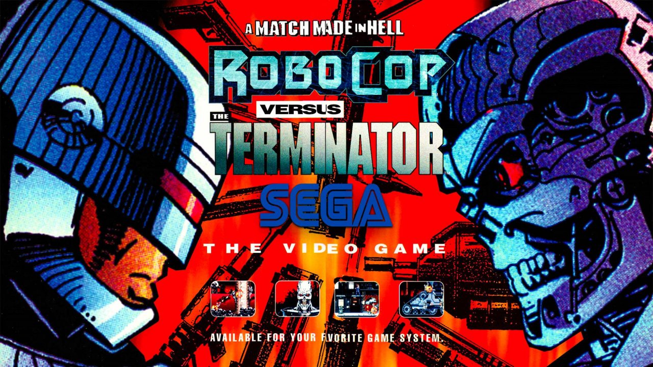 Робокоп vs Терминатора Sega Теперь узнаем кто круче